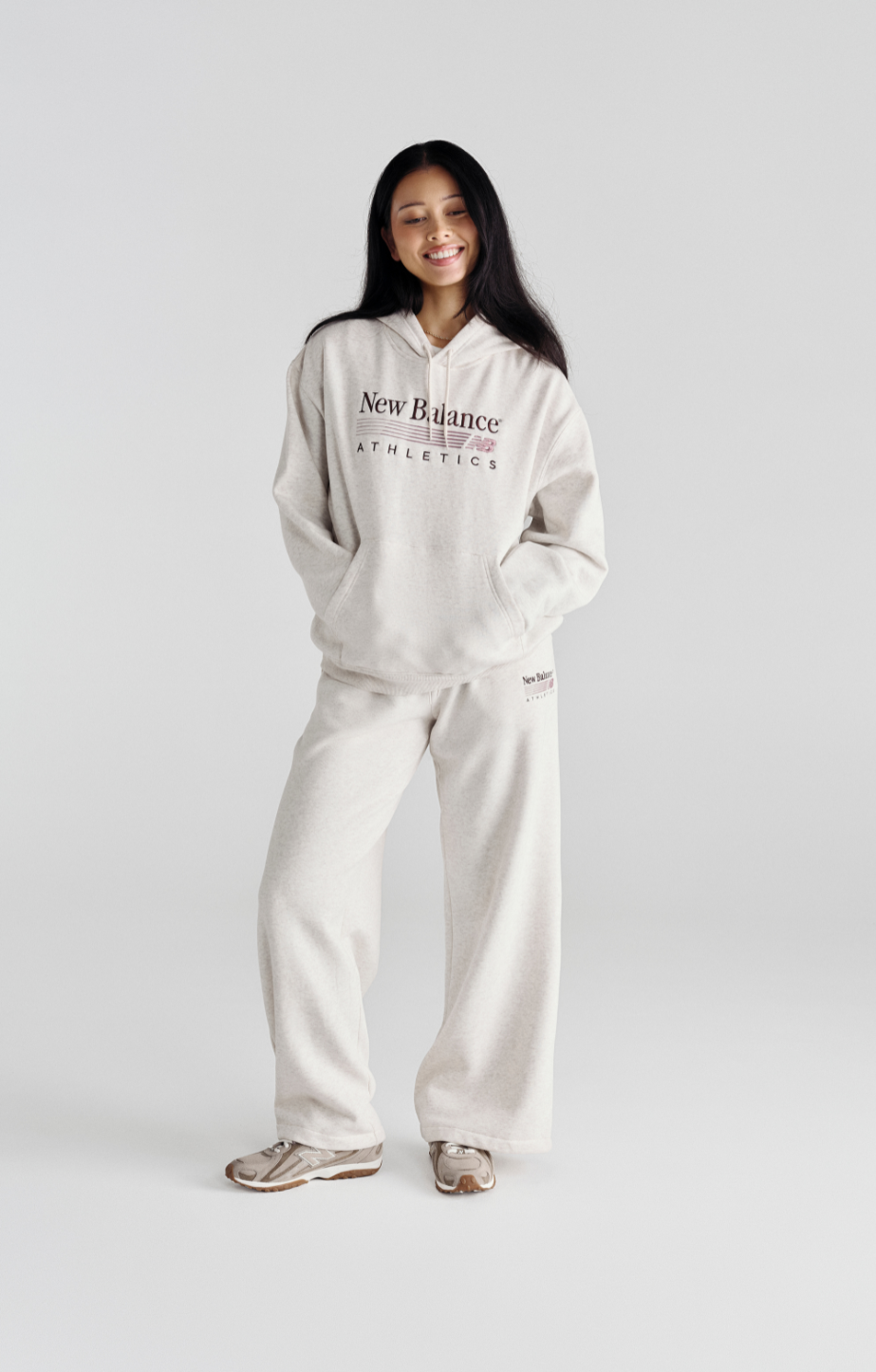 Woman wearing new balance apparel